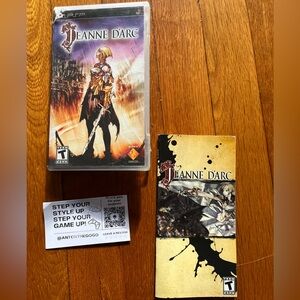 Jeanne d'Arc (PSP) - Authentic Case + Manual Only rare